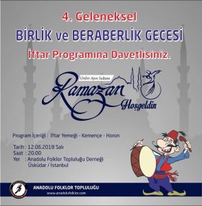 4. Geleneksel Ramazan İftarı 2018