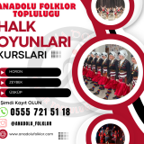 2025-2026 Halk Oyunları Kurs Kayıt Afişi