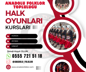 2025-2026 Halk Oyunları Kurs Kayıt Afişi