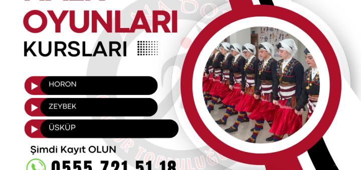 2025-2026 Halk Oyunları Kurs Kayıt Afişi